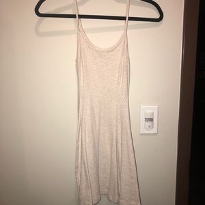 pretty cream tank mini dress